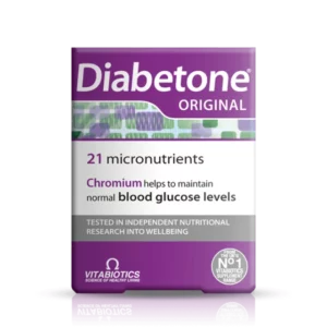 VITABIOTICS DIABETONE ORIGINAL, HELPS TO MANTAIN BLOOD GLUCOSE LEVELS 30CAPSULES