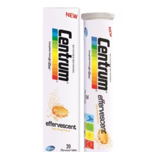CENTRUM A TO ZINC EFFERVESCEN? TABLETS ORANGE FLAVOR 20PIECES