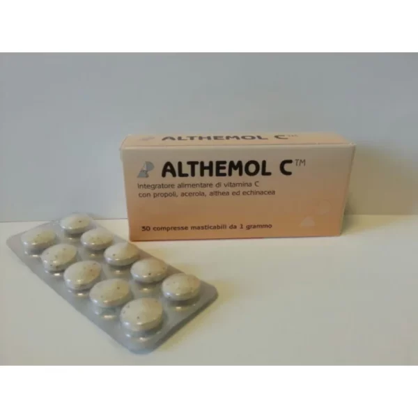 Siar Pharma Althemol C Food Supplement 30 Chewable Tablets