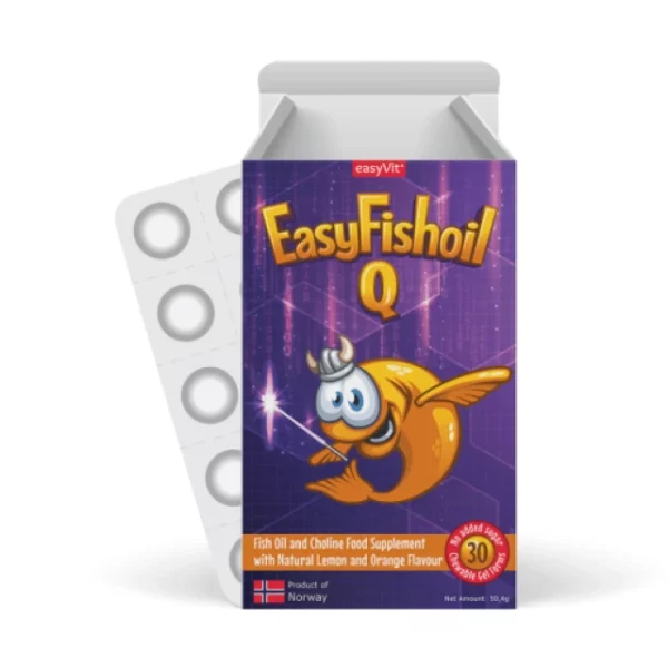 EasyVit EasyFishoil Q x 30 Chewable Gel Form
