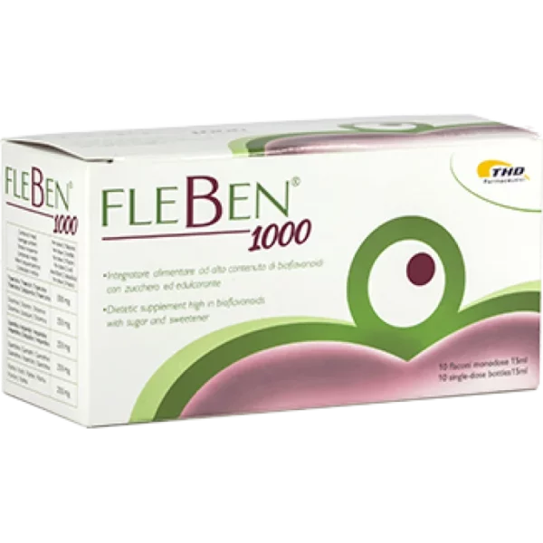 Thd Fleben 1000 Food Supplement 10 Bottles Of 15ml