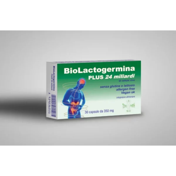 TechnoBioPharma Biolactogermina Plus 24 Billion Food Supplement 30 Capsules