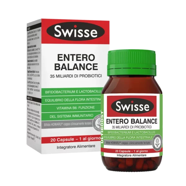 Swisse Ultiboost Entero Balance Food Supplement 20 Capsules