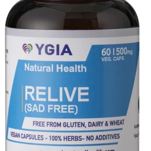 YGIA RELIVE (SAD FREE), IMPROVES MOOD & ELIMINATES GRIEF 60CAPSULES