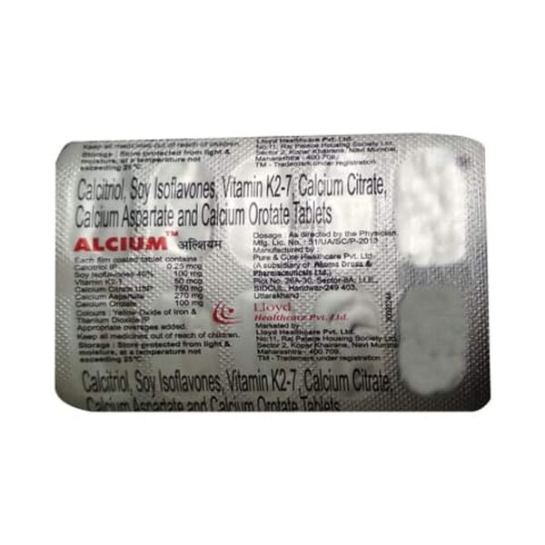 ALCOM STRIP OF 10 TABLETS