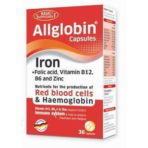 ALLGLOBIN CAPSULES (VITAMINS)