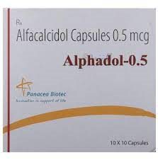 ALPHADOL 0.5MCG CAP 10`S