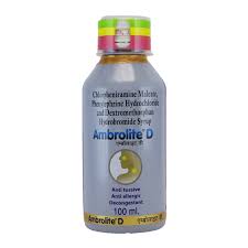 AMBROLITE D 100ML SYP