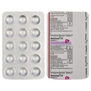 AMLOVAS 10MG TAB 15`S