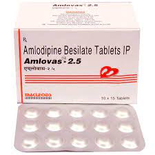 AMLOVAS 2.5MG TAB 15`S