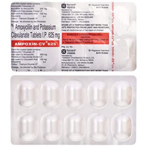 AMPOXIN CV 625MG TAB 10`S