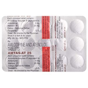 AMTAS AT 25MG TAB 15`S