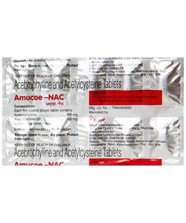 AMUCOE NAC TAB 10`S