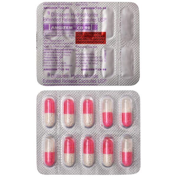 ANGIZEM CD 90MG CAP 10`S