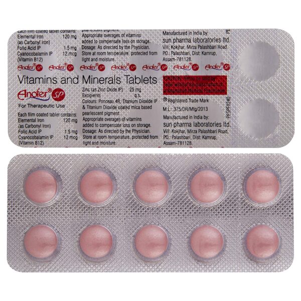 ANOFER SP TABLET 10`S
