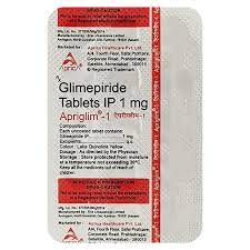 APRIGLIM 1MG TAB 15`S