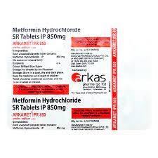 ARKAMET IPR 850MG TAB 15`S