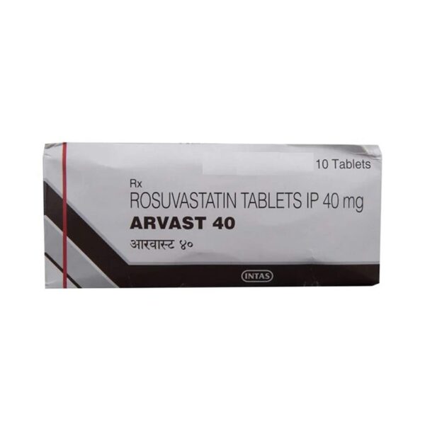 ARVAST 40 MG TAB 10`S