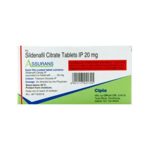 ASSURANS 20MG TAB 15`S