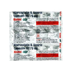 ATCHOL ASP 10/75MG CAP 15`S