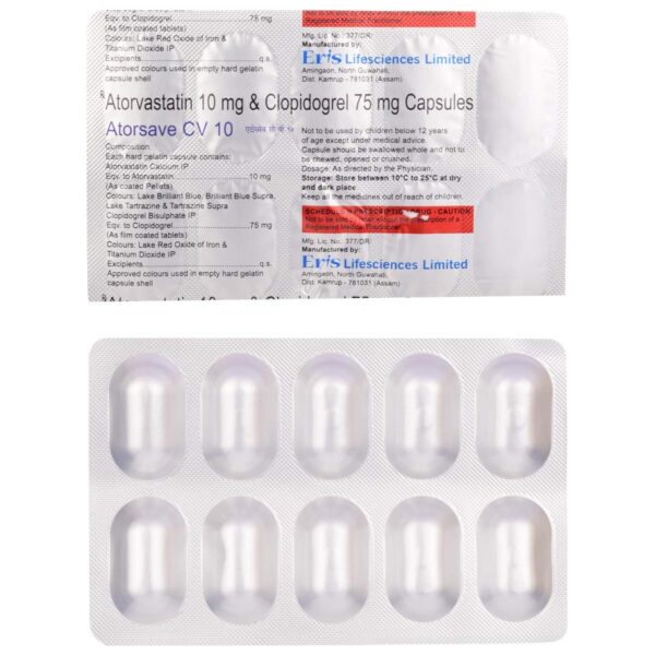 ATORSAVE CV 10MG CAP 10`S