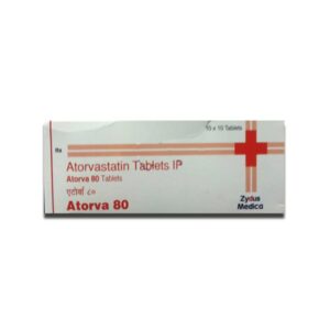 ATORVA 80MG TAB 10`S