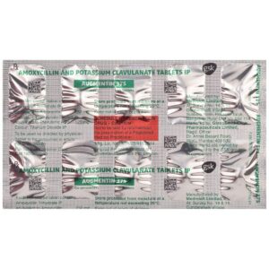 AUGMED 375MG TAB 6`S