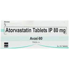 AVAS 80MG TAB 10`S
