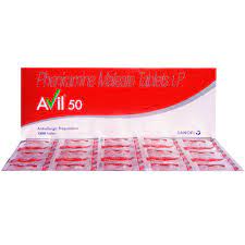 AVIL 50MG TAB 15`S