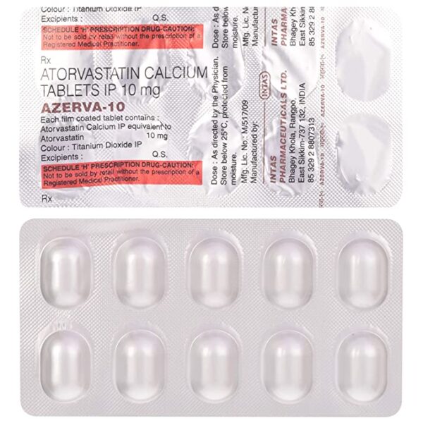 AZERVA 10MG TAB 10`S