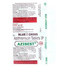 AZIBEST 250MG TAB 6`S