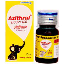 AZITHRAL 100MG SYP 15ML