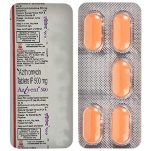 AZIVENT 500MG TAB 5`S