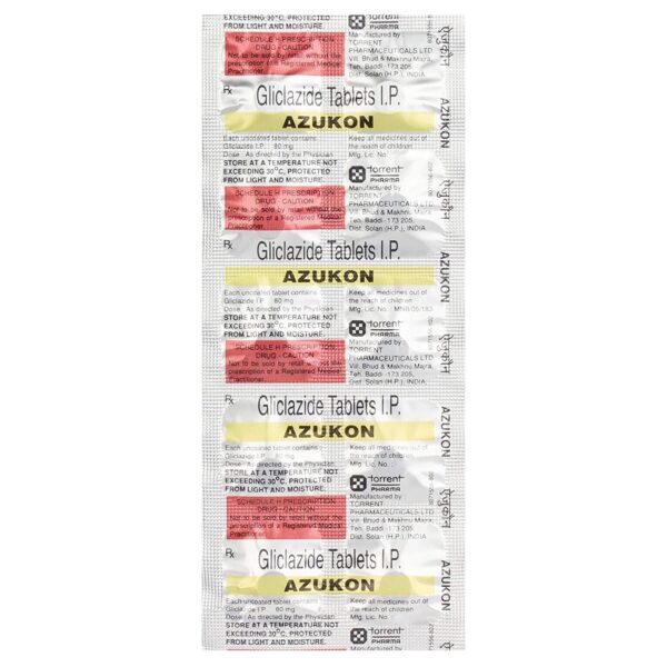 AZUKON 80MG TAB 10`S