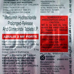 AZULIX MF 2MG FORTE TAB 15`S