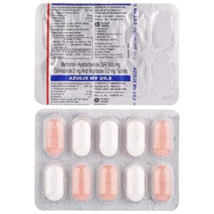 AZULIX MV 2/0.2MG TAB 10`S