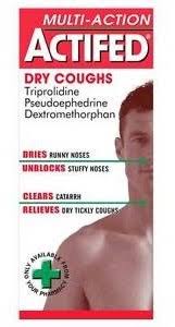 Actifed Dry Coughs | Exp. Date: 6/28