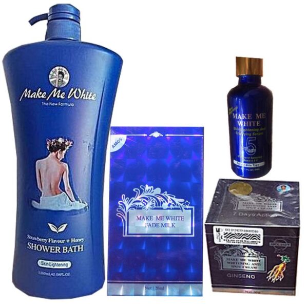 Amos White ? Make Me White Lightening Body Lotion, Face cream, Serum, Bath
