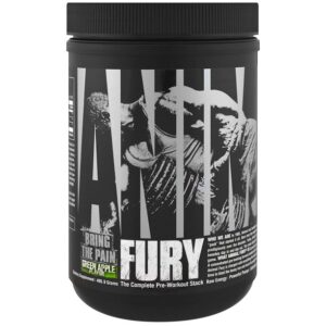 Animal Fury Preworkout 20servs; Green Apple