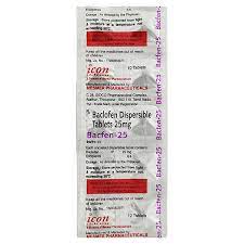 BACFEN 25MG TAB 10`S