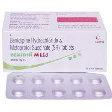 BENIDIP M 25MG TAB 10`S