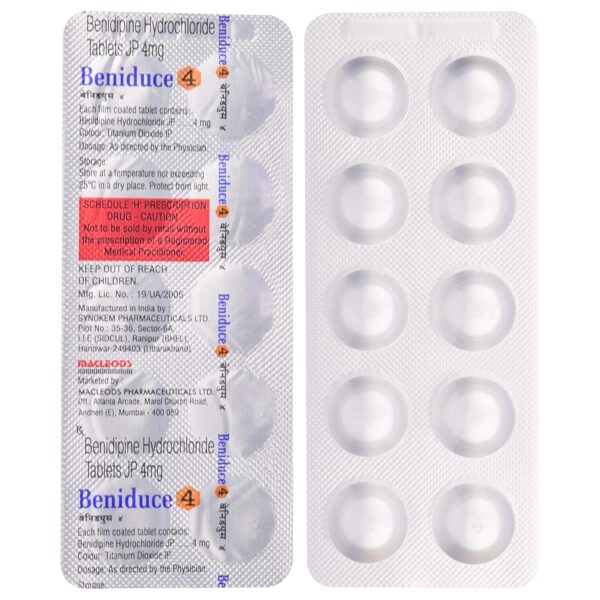 BENIDUCE 4MG TAB 10`S