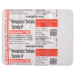 BETALOC 50MG TAB 30`S