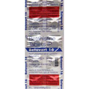 BETAVERT 16MG TAB 10`S