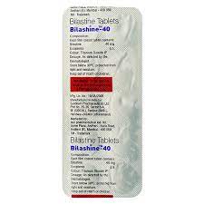 BILASHINE 40MG TAB 10`S