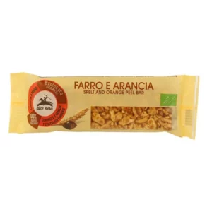 Spelled And Orange Bar With Alce Nero Organic Chocolate 20g
