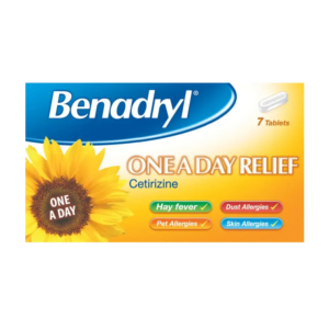 Benadryl Allergy Relief One a Day Tablets X 7
