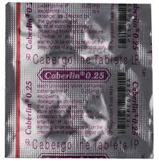 CABERLIN 0.25MG TAB 4`S