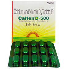 CALTEN D 500MG TAB 15`S