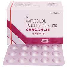 CARCA 6.25MG TAB 15`S
